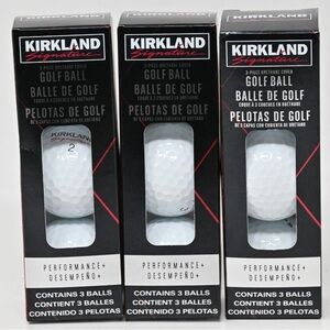 Kirkland Signature White Golf Balls in 3 box of Pack (3)